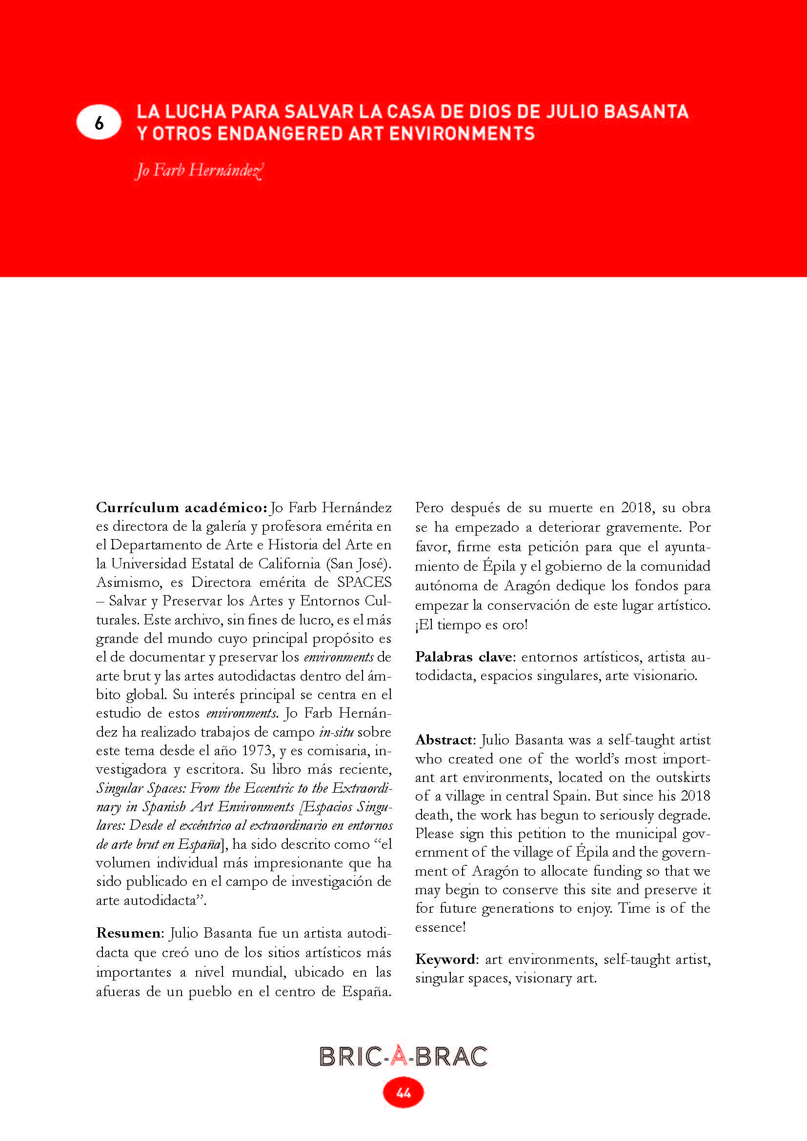La Lucha para Salvar La Casa de Dios u otros Bric a Brac 3 Spring 2020 final_Page_1